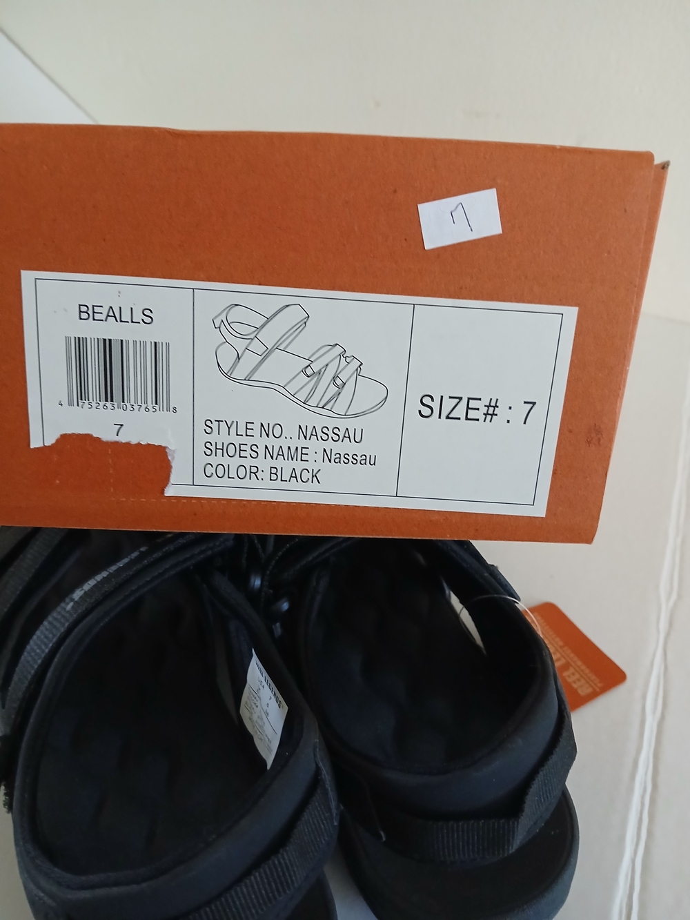 Reel Legends Black Multi-Strap Outdoor Sandals Women's Size 7 New $30 - Picture 9 of 12